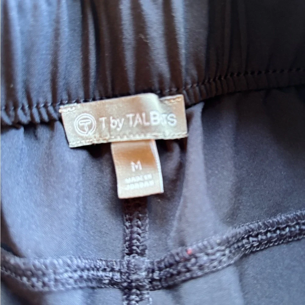 T by Talbots Navy Elastic-Waist Pants - Picture 2 of 5